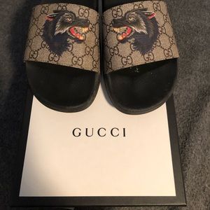 Size 10 Gucci slides
